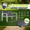 Afbeelding van tillvex® Weerbestendige Tuinbank 2-3 Zits met Hoes & Kussens - Houtlook, tot 300kg Belastbaar