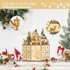 Afbeelding van HOMCOM Kerst Adventskalender Multiplex 25B x 20D x 29H cm Natuurhout