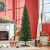 Afbeelding van HOMCOM Kerstboom 390 takken met kunststof standaard groen 830-182