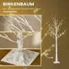 Afbeelding van HOMCOM LED Lichterboom 180 cm met 96 warmwitte LEDs, IP44 voor binnen en buiten, kunstkerstboom