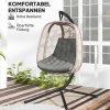 Afbeelding van Outsunny Zitkussen van polyester, schuim - 120L x 100B x 8D cm - Grijs
