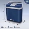 Afbeelding van Elektrische Koelbox 24L - Mini Koelkast voor Auto en Camping met Koel- en Warmhoudfunctie