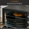 Afbeelding van HOMCOM Mini Oven - 21 Liter - inclusief accessoires - 1400 W