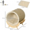Afbeelding van PawHut Kattenhuis met Kussen D30-520V01