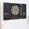 Afbeelding van HOMCOM Elektronische dartset met 12 darts voor 8 spelers - zwart/wit