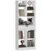 Afbeelding van HOMCOM Staande Boekenkast met 9 Planken en 1 Lade - Wit 60 x 26 x 158 cm