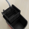 Afbeelding van HOMCOM Schoonmaakwagen Kunststof 60L x 27B x 70,5H cm Zwart