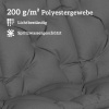 Afbeelding van Outsunny Buiten zitkussen - Polyester, PP-katoen - 150L x 100B x 10H cm - Donkergrijs