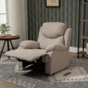 Afbeelding van HOMCOM Relaxfauteuil - Kantelbaar tot 150° - Slaapfunctie - Beige