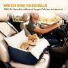 Afbeelding van PawHut Huisdier Autostoel Katoen, 49L x 53B x 36H cm, Marineblauw