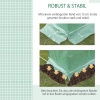Afbeelding van Outsunny kasfolie 3 x 4 m voor kas, waterdicht, UV-beschermend, scheurbestendig, met 8 vensters
