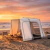 Afbeelding van Outsunny Tunneltent - Metaal, Oxfordstof - 320L x 280B x 205H cm - Grijs