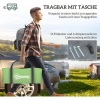 Afbeelding van Outsunny Tunneltent van polyester en glasvezel - 470L x 220B x 150H cm - Donkergroen