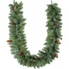 Afbeelding van HOMCOM Kunststof en Metaal Kerstslinger 180x25x25 cm Groen