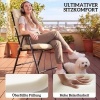 Afbeelding van Outsunny Buiten zitkussen - Polyester, PP-katoen - 120L x 50B x 8H cm - Beige