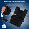 Afbeelding van HOMCOM Gewichtswest Oxford, Metaal 36L x 52B cm - Zwart