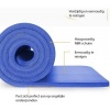 Afbeelding van Donkerblauwe yogamat van 1 cm dik
