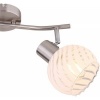 Afbeelding van GLOBO 54025-2, Nikkel, Glas, Metaal, IP20, E27, 40 W