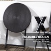 Afbeelding van Outsunny - Campingtafel - Metaal en Aluminium - Zwart