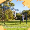 Afbeelding van Aiyaplay Kinderen Klimrek - Staal - 250L x 190B x 180H cm - Zwart