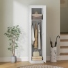 Afbeelding van HOMCOM Kledingkast Spaanplaat 40L x 52B x 180H cm Wit