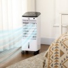 Afbeelding van HOMCOM Mobiele Airco van ABS in Crèmewit