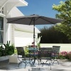 Afbeelding van Outsunny Tuinparasol - Metaal, Polyester - Ø270 x 219H cm - Donkergrijs