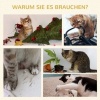 Afbeelding van PawHut Kratzboom 115,5 cm met kattenhuis, hangmat, speelbal en jute paal, lichtgrijs