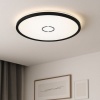 Afbeelding van Briloner Leuchten - LED-plafondlamp met achtergrondverlichting, 22 W, rond, Ø 42 cm, wit-zwart