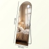 Afbeelding van SONGMICS - Staande Spiegel - Aluminium Frame - Veilig Gehard Glas