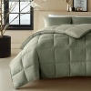 Afbeelding van Zelesta Premium 4-seizoenen dekbed 135x220 - dons - olijf & mint