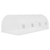Afbeelding van Outsunny Reservezeil voor broeikas, 6 x 3 x 2 m, waterdicht, met 12 ramen en roldeur