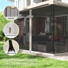 Afbeelding van Outsunny - Klamboe voor 3 x 3 m Tuinhuisjes - Beige