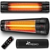 Afbeelding van TRESKO Infrarood warmtestraler 2500 W met afstandsbediening en 3 warmtestanden