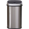 Afbeelding van HOMCOM Sensorafvalemmer RVS, ABS - 40,9 x 28,9 x 68 cm - Zilver