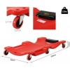 Afbeelding van DURHAND Auto monteurscreeper Kunststof 100x48x12 cm Rood
