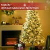Afbeelding van HOMCOM Kunststof Kerstboom 105x105x180 cm - Wit