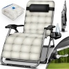 Afbeelding van tillvex® Opvouwbare Ligstoel tot 200kg | Weerbestendig Zonnebed voor Balkon en Tuin