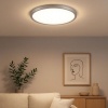Afbeelding van Briloner Leuchten - LED-plafondlamp met achtergrondverlichting, 22W, 3000 lumen, aluminium/wit