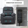 Afbeelding van HOMCOM massagestoel met sta-op functie en 8 vibratiemotoren - grijs