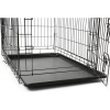 Afbeelding van TRESKO hondenbench - metalen transportkooi - opvouwbare draadkooi 91 x 58 x 64 cm