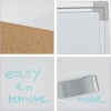 Afbeelding van 2-in-1 combibord - 30 x 45 cm - prikbord en whiteboard met bakje