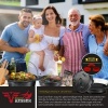 Afbeelding van KESSER® Dutch Oven Gietijzeren Pan met Deksel voor Buiten & Binnen BBQ Multifunctionele Kookset - Ba