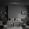 Afbeelding van Briloner REY Plafond- en Wandlamp met Glittereffect - 12W - 1400 lm - Warm Wit - Zwart