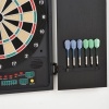 Afbeelding van HOMCOM Elektronische dartset met 12 darts voor 8 spelers - zwart/wit