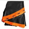 Afbeelding van SPORTNOW Trampoline Mat Kunststof 323 x 323 x 1 cm Oranje/Zwart