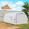 Afbeelding van Outsunny Kweekkas Bedekking-PE-400L x 300B x 200H cm-Wit