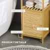 Afbeelding van Kleankin badkamerkast van bamboe - 33L x 36,5B x 67H cm - natuurlijk