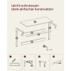 Afbeelding van Wandkapstok met plank en 10 afneembare haken - Vintage Bruin/Zwart