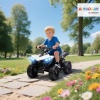 Afbeelding van AIYAPLAY 6V elektrische quad voor kinderen met muziek en LED-koplampen, wit